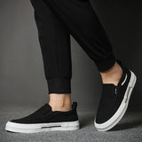AIDASE  -  Men Casual Shoes Classic Vulcanized Sneakers Men's Canvas Shoes Couple Casual Shoes Low Top Flats Shoes Retro Shoes SS26162 aidase-shop