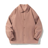 AIDASE  -  Men'S Waffle Casual Pocket Jacket Men Autumn And Winter Casual Solid Simple Sports Pocket Button Flying Jacket VêTement Homme aidase-shop