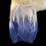 Aidase Sweaters Men Classic Fashion Popular Autumn Winter Plaid Heart-shape Pattern Contrast Color American Style Unisex Cozy Couple aidase-shop