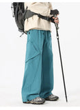 AIDASE  -  Men's Outdoor Hiking Pants Waterproof Quick Dry Wide Leg Cargo Trousers Elastic Waist Drawstring Casual Streetwear Bottoms aidase-shop