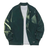 AIDASE  -  Men Bomber Jacket Casual Solid Stand Collar Full-Zip Pilot Coat Loose Male Outwear aidase-shop