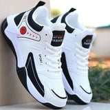 AIDASE  -  Men's Spring Summer New High Top Running Basketball Shoes Waterproof Leather Surface Breathable Sports Shoes Rubber Sole aidase-shop