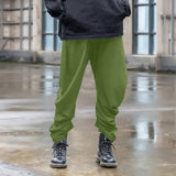 AIDASE  -  Men Irregular Pants Solid Color Joggers Elastic Waist Trousers Men Streetwear INCERUN Loose Fashion Casual Male Long Pants aidase-shop