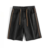 AIDASE  -  Japanese Fashion Trend Washing Retro Denim Shorts Men Korean Version of Summer High Street Pants Loose Five-point Mid-size Pants aidase-shop