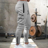 AIDASE  -  Spring And Autumn New American Sports Men's Solid Color Overalls Outdoor Leisure Fitness Running Training Pants Clothing aidase-shop