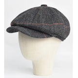 AIDASE  -  Autumn Winter Thick Warm Wool Herringbone Newsboy Cap Men Cabbie Beret Hats Octagonal Hat Detective Hats Retro Driver Flat Caps aidase-shop