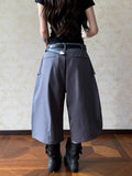 AIDASE  -  Retro Thin Stripe Seven-Foot Pants Men's Loose Casual Pleated Straight Leg Pants for Men And Women Commuter Wide Leg Pants aidase-shop