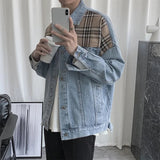 AIDASE  -  Stylish Casual Spring Autumn Denim Jacket for Men Trendy Versatile Korean Version Jacket Loose Fit Casual Wear aidase-shop