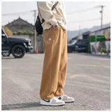 AIDASE  -  American high street workwear men spring and autumn new thin retro casual loose straight pants aidase-shop