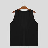 Aidase Big V-neck Sleeveless T-shirt Men Vest solid Color Thin casual Undershirt Summer Breathable Fitness Muscles Sport Tank Top