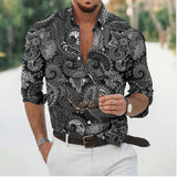 AIDASE  -  Men'S Hawaiianss Floral Shirts Button Down Holiday Beach Shirts Summer Outfits Fashion Regular Cuff Men'S Shirt With Pocket aidase-shop