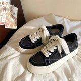 AIDASE  -  Canvas shoes for women flat bottomed casual personalized suitable for spring summer simple comfortable shoes for students aidase-shop