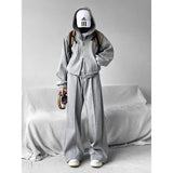 Aidase Wide Leg Sweatpants Men Oversize Gray Sports Pants Sportswear Casual Trousers Male Loose Korean Streetwear Hip Hop aidase-shop
