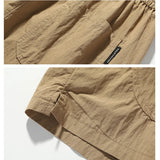 AIDASE  -  Summer Track Cargo Shorts Men's Streetwear Fashion Loose Casual Lightweight Quick Dry Beach Shorts Cityboy Short Pant aidase-shop