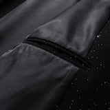 AIDASE  -  Winter New Male Solid Color Starry Sky Long Sleeve Jacket American Fashion Trend Leisure High Street Loose Niche Men's Tops aidase-shop