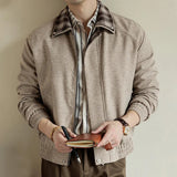 AIDASE  -  Casual Handsome Large Size Jacket Autumn Winter New Style Wear Resistant Korean Style Thin Long Sleeve Coat for Men aidase-shop