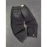 AIDASE  -  Streetwear Hip Hop Loose Straight Leg Jeans Men's Fashion Trousers with Letters Y2K Harajuku Style Casual Male Denim Pants aidase-shop