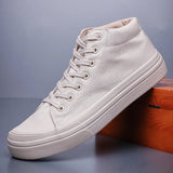 AIDASE  -  Spring and Autumn High Top Canvas Shoes Men's All-match High Top Casual Sneakers Breathable Deodorant Men's Denim Shoes BD21298 aidase-shop