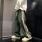 28.85Aidase Spring Autumn Men Corduroy Pants American Retro Casual Long Pants Straight Crotch Loose Style Trendy Wide Leg Pants aidase-shop