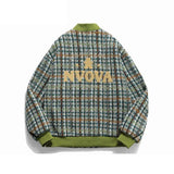 AIDASE  -  American High Street Retro Jacket Trend Jacket Men's Hip Hop Autumn Winter Oversize Baseball Uniform Couple Tops Bomber Jacket aidase-shop
