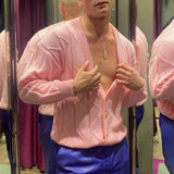 Aidase Mens Y2k Sexy Casual Knitted Jacket Autumn Winter Genderless Fashion Youthful Loose Solid Color Cardigan Thin Sweater Unisex aidase-shop