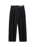 AIDASE  -  Thiened Heavyweight Corduroy Men's Casual Pants Loose Drapey Straight Leg Trousers Japanese Sle High Waist Zipper Closure aidase-shop
