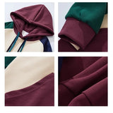 AIDASE  -  Spring Men's Hoodie Sweatshirt Men Hooded Patchwork Daily Pullover Sports Streetwear Designer Autumn Clothing Hoodies aidase-shop