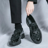 Aidase Men Shoes Casual Fashion Luxury Breathable Loafers Leather Mens Dress Shoes New Arrival High Quality Italian Shoes For Men aidase-shop