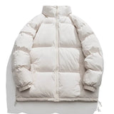 Harajuku Mens Navy Parkas Warm Thicken Korean Fashion Coats Winter Casual Jacket Male Streetwear Hip Hop Coat Woman Parkas aidase-shop