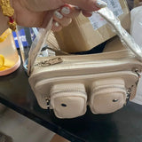 AIDASE  -  Fashion Stylish Black Crossbody PU Leather Purse Mini Luxury Bags Designer Clutches for Women  Vintage Chain Pockets Purse aidase-shop