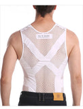 AIDASE  -  Motorcycle Slippery Clothes Summer Cycling Elastic Inner Vest Mesh Breathable Quick Drying for Men Hygroscopic Sweat Releasing aidase-shop