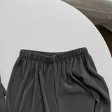 AIDASE  -  Men's Big Size Casual Suit Summer Thin Loose Regular Shoulder Short Sleeve Two Piece Set For 150kg aidase-shop