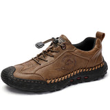 52.74Aidase Handmade Leather Casual Men Shoes Summer Hot Sale Breathable Non-Slip Men Loafers High End Wear-Resistant Flat Men Driving Shoes aidase-shop