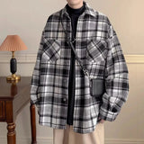 AIDASE  -  Casual sports fashion spring and autumn Japanese and Korean lapel jacket autumn boys woolen internet celebrity couple jacket aidase-shop