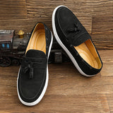 AIDASE  -  Men Business Vulcanized Shoes American-style Casual Comfortable Breathable Fashionable Sneakers Driving Travel Shoes Men aidase-shop