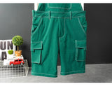 AIDASE  -  Men Y2K Bib Overalls Shorts Summer Multi Side Pockets Cargo Breeches Elastic Waist Fancy Color Thin Soft Coveralls Dungarees aidase-shop