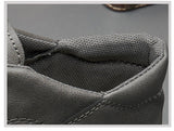 AIDASE  -  Men's Leather Casual Shoes Breathable Trend Pu Leather Men Wear-Resistant Designer Sneakers British Wild Simple Flats BD20245 aidase-shop