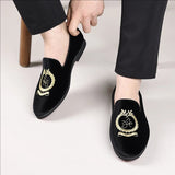 AIDASE  -  Men Business Loafers British Casual One-foot Light Comfortable Fashionable Small Leather Shoes American Social Shoes aidase-shop