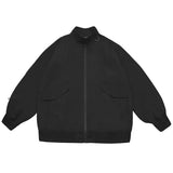 Aidase American Retro Tactical Jacket Hip Hop Varsity Jacket Men High Street Windbreaker Coats Zipper Collar Overalls Jacket aidase-shop