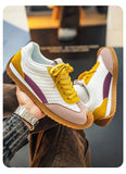 AIDASE  -  New Men Retro Color Matching German Training Shoes, Breathable Soft Bottom Lightweight Casual Sports Footwear aidase-shop