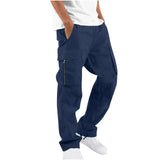 AIDASE  -  Summer New Men's Work Pants European and American Foreign Trade Drawstring Multi Pocket Casual Pants aidase-shop
