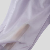 AIDASE  -  Men Pants Mesh Patchwork See Through Pleated Casual Trousers Men Sexy Loose Streetwear Fashion Unisex Long Pants S-3XL aidase-shop