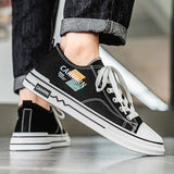AIDASE  -  Men's Comfortable Breathable Canvas Sneakers Spring Summer New Style Casual Classic Sporty Flat Shoes Lightweight Anti-slip aidase-shop