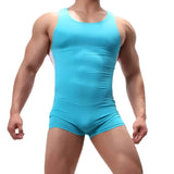 AIDASE  -  Men's Athletic One Piece Tank Top Bodysuit Sportwear Fitness Wrestling Singlet Slim-fit Boxers Jumpsuit Male Stretchy Leotard aidase-shop