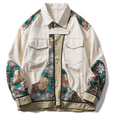 Aidase Cotton Jacket Men Embroidery Loose Jacket Women Punk Hip Hop Jacket Autumn Youth Streetwear High Street aidase-shop