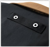 AIDASE  -  Spring Autumn New Fashion Men’s Color-coded Turn-down Collar Long Sleeve Casual Trendy Simple Basic Jackets Male Coats Clothes aidase-shop