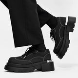 Aidase Streetwear Fashion Business Casual Thick Platform Genuine Leather Wedding Loafers Shoes Harajuku Korean For Man Leather Shoe aidase-shop