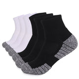 AIDASE  -  6 pairs Outdoor sports socks Thickened towel bottomed hiking socks Sweat-absorbing short tube sports running socks Men Socks aidase-shop