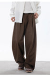 AIDASE  -  Spring New Men's Fashion Loose Simple Wide Leg Pants Basic Casual Solid Comfortable Straight Trousers Male Bottom Clothing aidase-shop