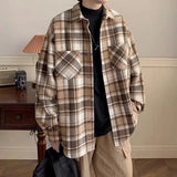 AIDASE  -  Casual sports fashion spring and autumn Japanese and Korean lapel jacket autumn boys woolen internet celebrity couple jacket aidase-shop